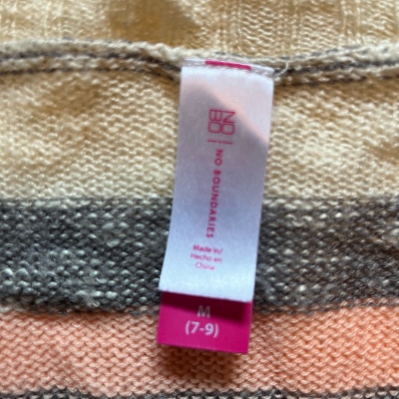 No Boundaries Open Cardigan Sweater, Sz M - Picture 9 of 10